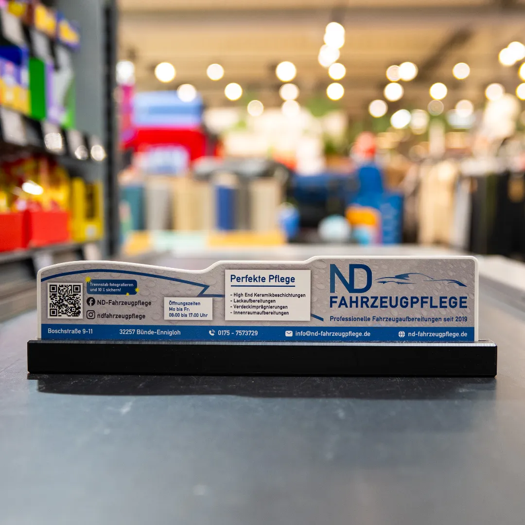 Warentrenner ND Fahrzeugpflege